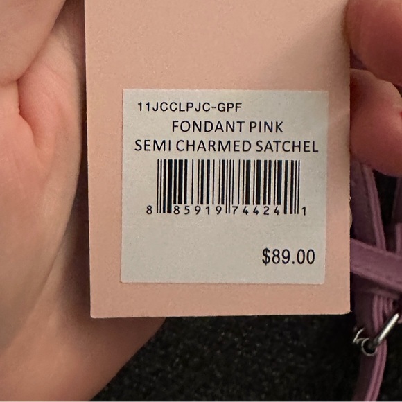 Juicy Couture Fondant Pink Semi Charmed Satchel Bag - Picture 10 of 14